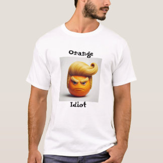 Camiseta El idiota Naranja original