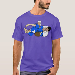 Camiseta El Ilustracion BJJ Berimbolo Dando La Espalda