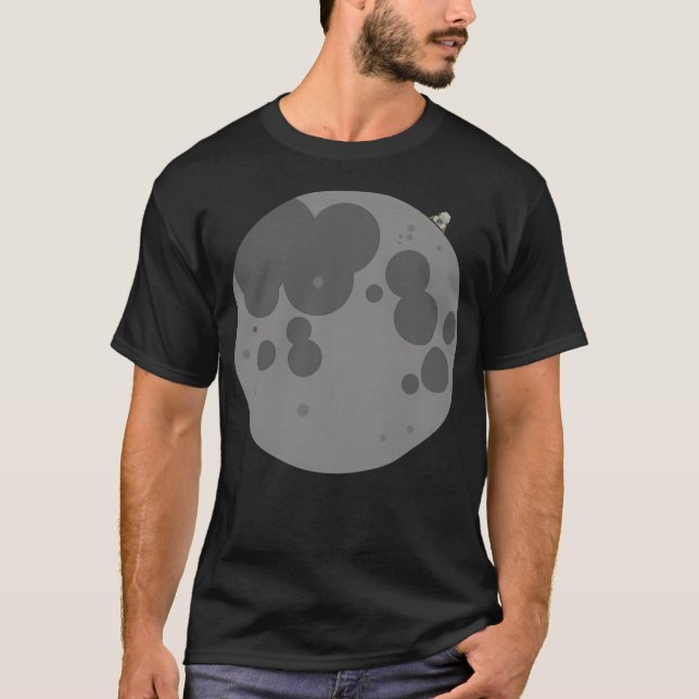 Camiseta El Ilustracion de la Luna (Anverso)