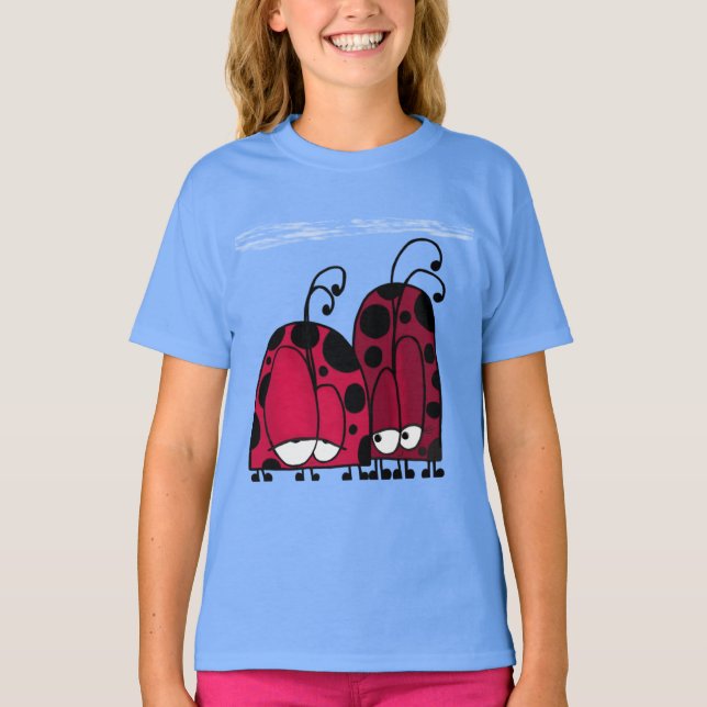 Camiseta El Ilustracion Ladybug del amor no correspondido (Anverso)