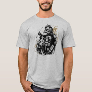 Camiseta El Ilustracion Santa Gal y Spattered