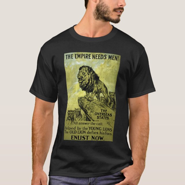 Camiseta ¡El Imperio Necesita Hombres! (Anverso)