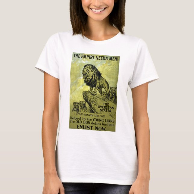 Camiseta ¡El Imperio Necesita Hombres! (Anverso)