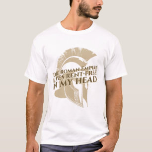 Camiseta El imperio romano vive libre de alquileres en mi c