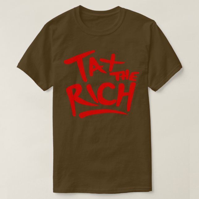 Camiseta El impuesto a la cosecha de los ricos (Diseño del anverso)