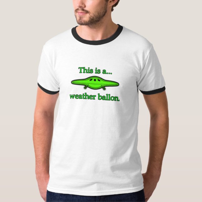 Camiseta El impulso del tiempo del UFO, diversión para la (Anverso)