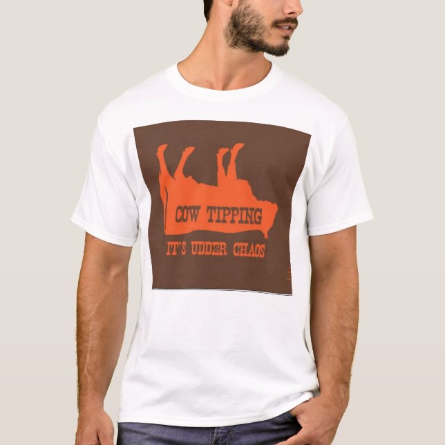 Camiseta El inclinar de la vaca (Anverso)