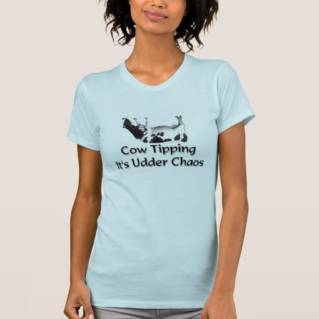 Camiseta El inclinar de la vaca (Anverso)