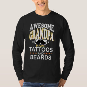 Camiseta El Increíble Abuelo Tiene Tatuajes Y Mamas