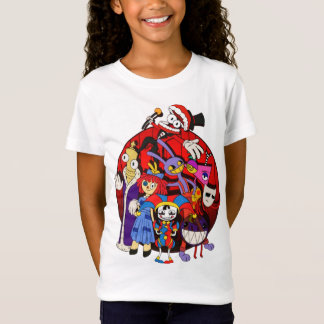 Camiseta el increíble circo digital completo 