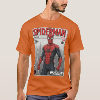 Camiseta El Increíble Hombre Araña Diseño de Tributo de Cóm