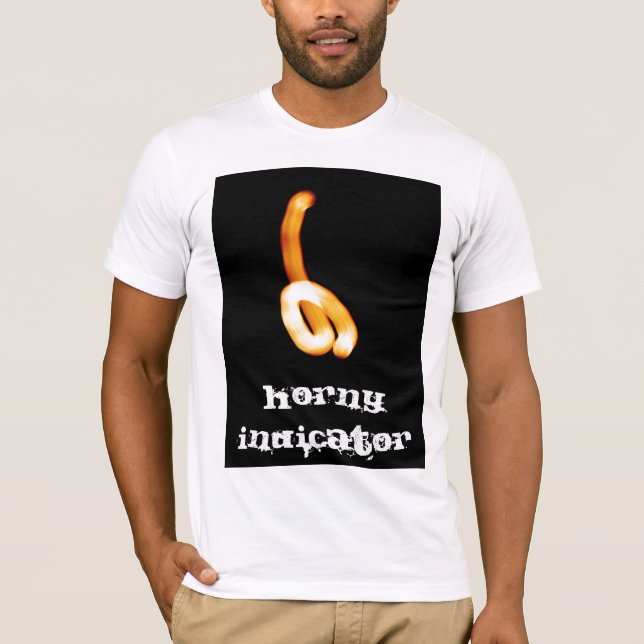 Camiseta El indicador Horny (Anverso)