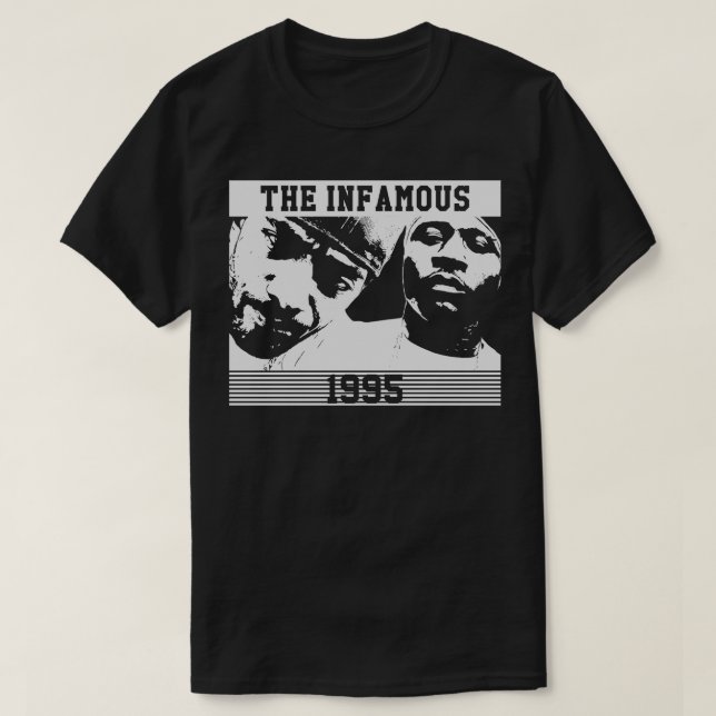 Camiseta El infame retro de Hiphop de 1995 (Diseño del anverso)