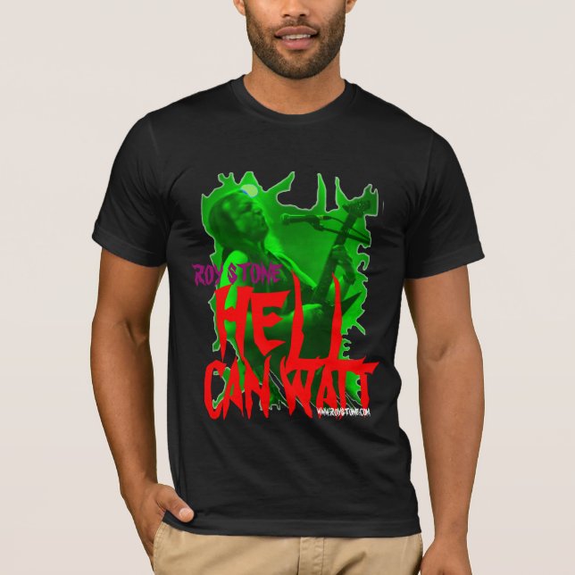 CAMISETA EL INFIERNO DE PIEDRA DE ROY PUEDE ESPERAR A LOS (Anverso)