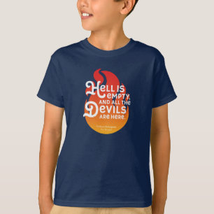 Camiseta El infierno del feroz William Shakespeare está va