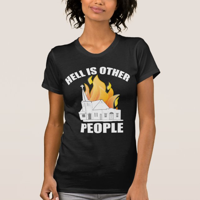 CAMISETA EL INFIERNO ES LA OTRA GENTE (Anverso)