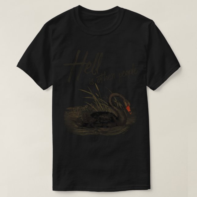 Camiseta El infierno es otra gente1 (Diseño del anverso)
