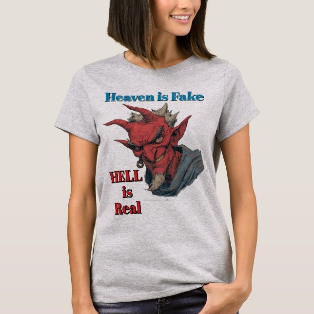 Camiseta El Infierno Es Real (Anverso)