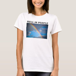 Camiseta El infierno estético de cosecha es retro arco iris