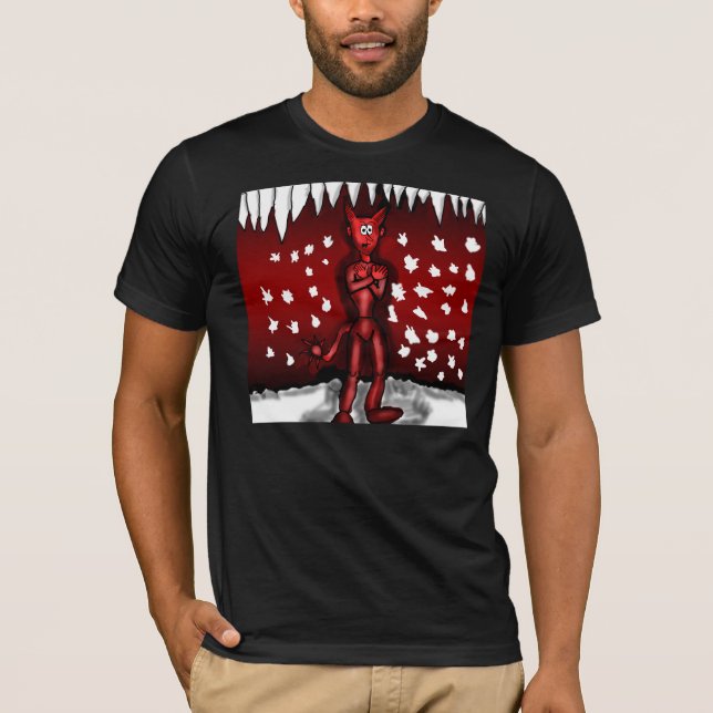 Camiseta El infierno ha congelado encima (Anverso)