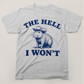 Camiseta El Infierno Que No Capybara Vaquero Occidental