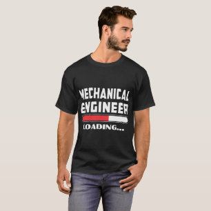 Camiseta El ingeniero industrial que carga por favor espera