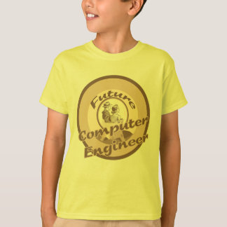 Camiseta El ingeniero informático futuro embroma la
