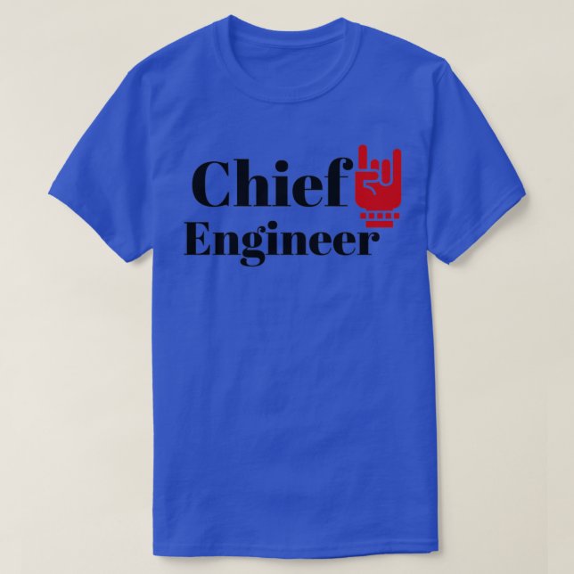 Camiseta El Ingeniero Jefe (Diseño del anverso)
