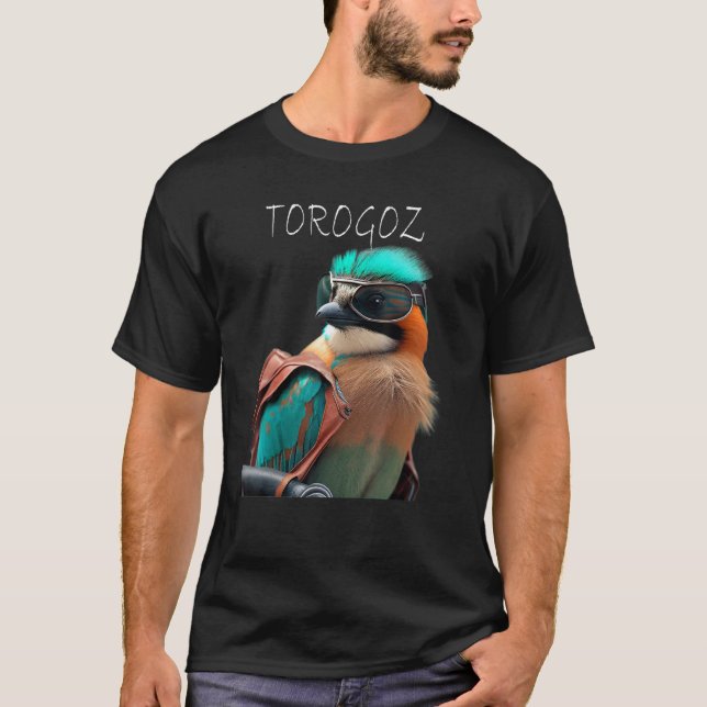 Camiseta El Ingenioso Torogoz - El Ave Nacional de El Sa (Anverso)