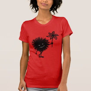 Camiseta El insecto malvado da la flor para mujer
