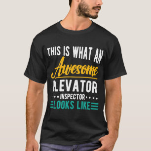 Camiseta El inspector del ascensor parece alucinante