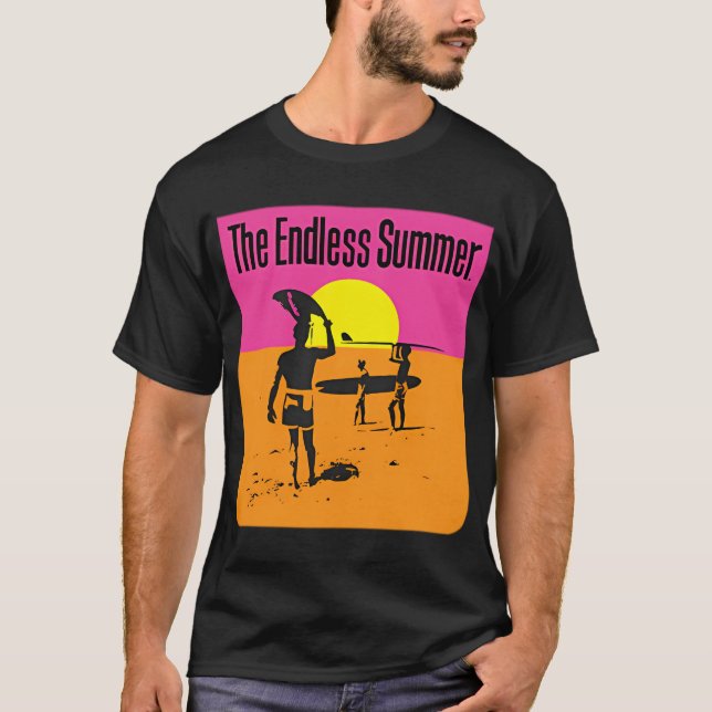 Camiseta El Interminable Logo De Surf Del Verano 60 (Anverso)