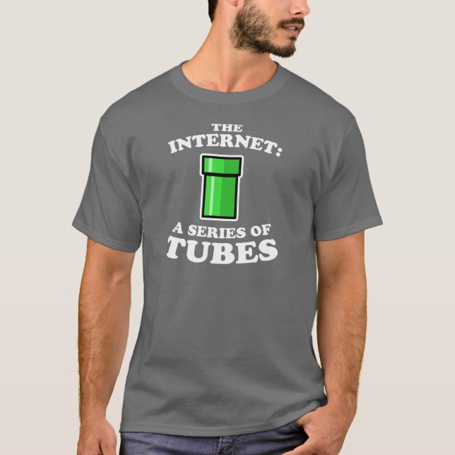 Camiseta ¿el Internet - él? s a la serie de tubos - ted (Anverso)