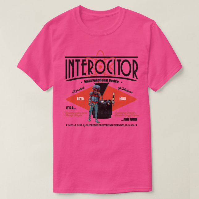 Camiseta El interocitor de esta isla Metaluna MS (Diseño del anverso)