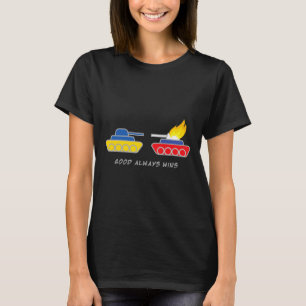 Camiseta El intestino del tanque ucraniano y ruso siempre g