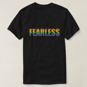 Camiseta El intrépido orgullo gay arcoiris
