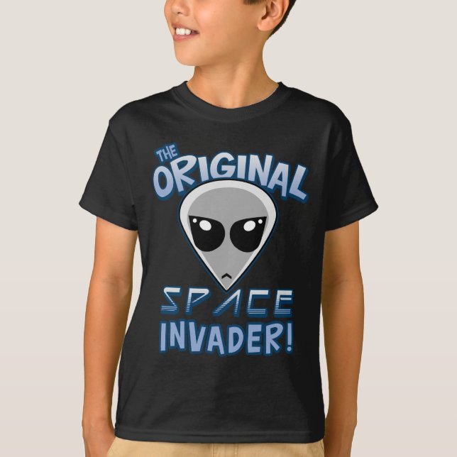 Camiseta El invasor espacial original (Anverso)