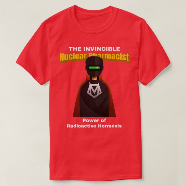 Camiseta El invencible farmacéutico nuclear (Diseño del anverso)