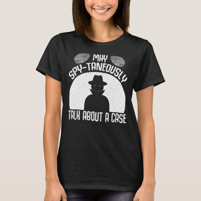 Camiseta El investigador de la Crimescene de Espionaje Priv (Anverso)