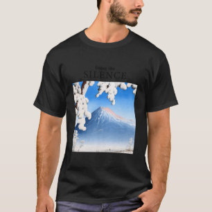 Camiseta El invierno de la nieve del Monte Fuji Kawase