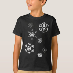 Camiseta El Invierno De Los Snowflakes Está Aquí Y La Nieve