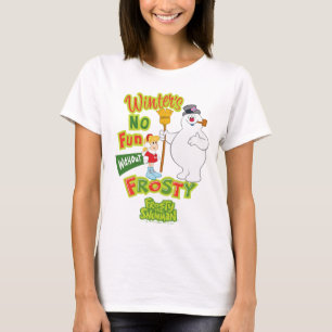 Camiseta El invierno no es divertido sin la helada del muñ