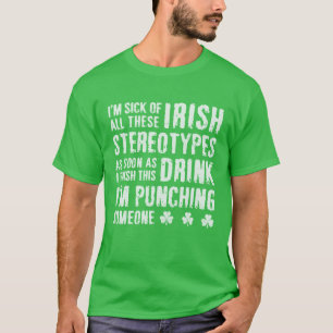 Camiseta El irlandés divertido de NSPF estereotipa la