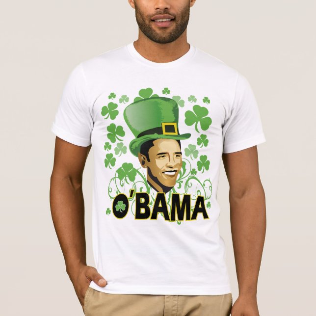 Camiseta El irlandés O'Bama de St Patrick (Anverso)