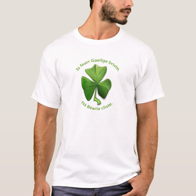 Camiseta El irlandés roto es mejor que el inglés inteligent (Anverso)