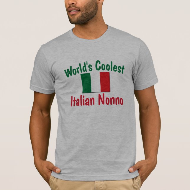 Camiseta El italiano más fresco Nonno (Anverso)