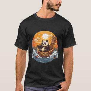 Camiseta El japonés panda sushi Bowl serene