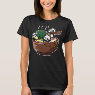 Camiseta El japonés Ramen Kawaii Funny Panda Gift Anime