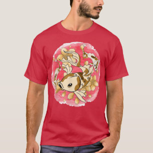 Camiseta El japonés Sakura Nishikigoi Koi Fish Cherry Bloss