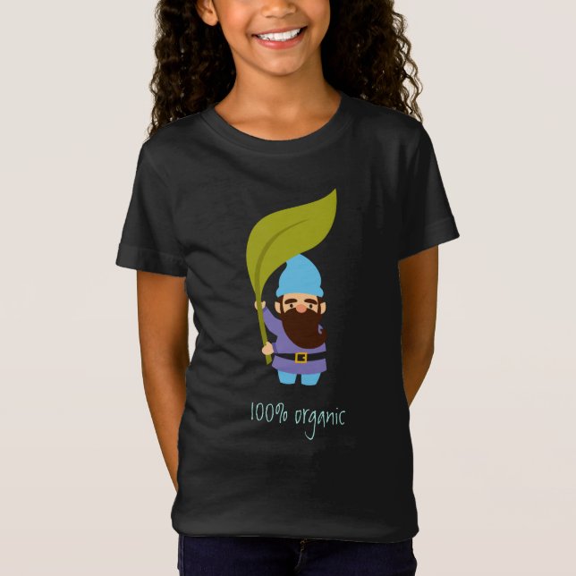 Camiseta El jardín alegre lindo gnomos orgánico (Anverso)